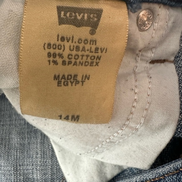 Levi's 545 Jeans Womens Size 14 Low Bootcut Dark Wash - Picture 3 of 4